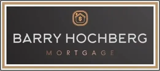 Logo for Barry Hochberg Mortgage, featuring a house icon with a dollar sign inside.