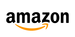 The amazon logo has an orange arrow pointing to the right.