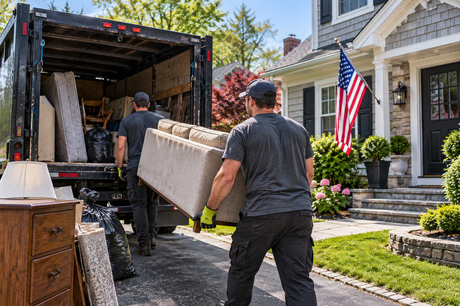 Residential junk removal and property cleanout in Old Bridge NJ