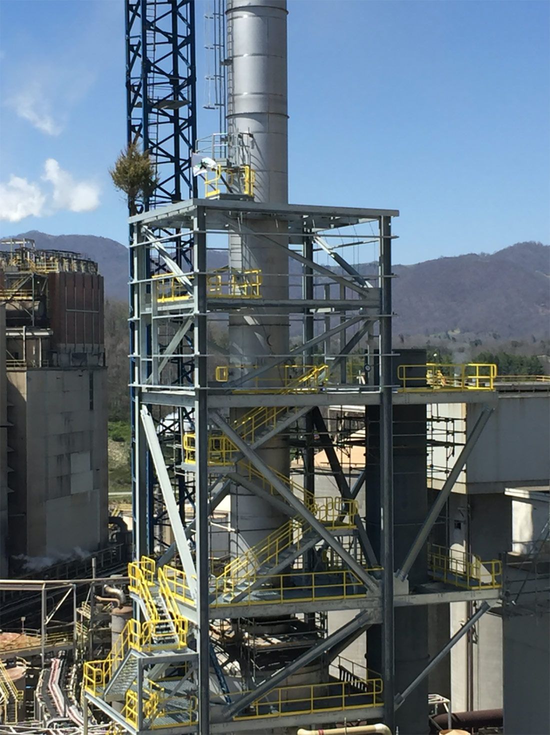 Tall Industrial Plant
