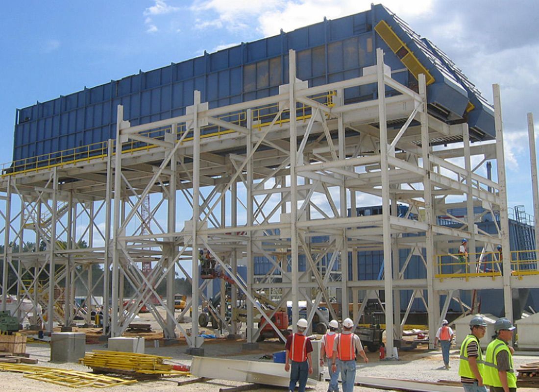 Structural Steel of an Industrial Plant