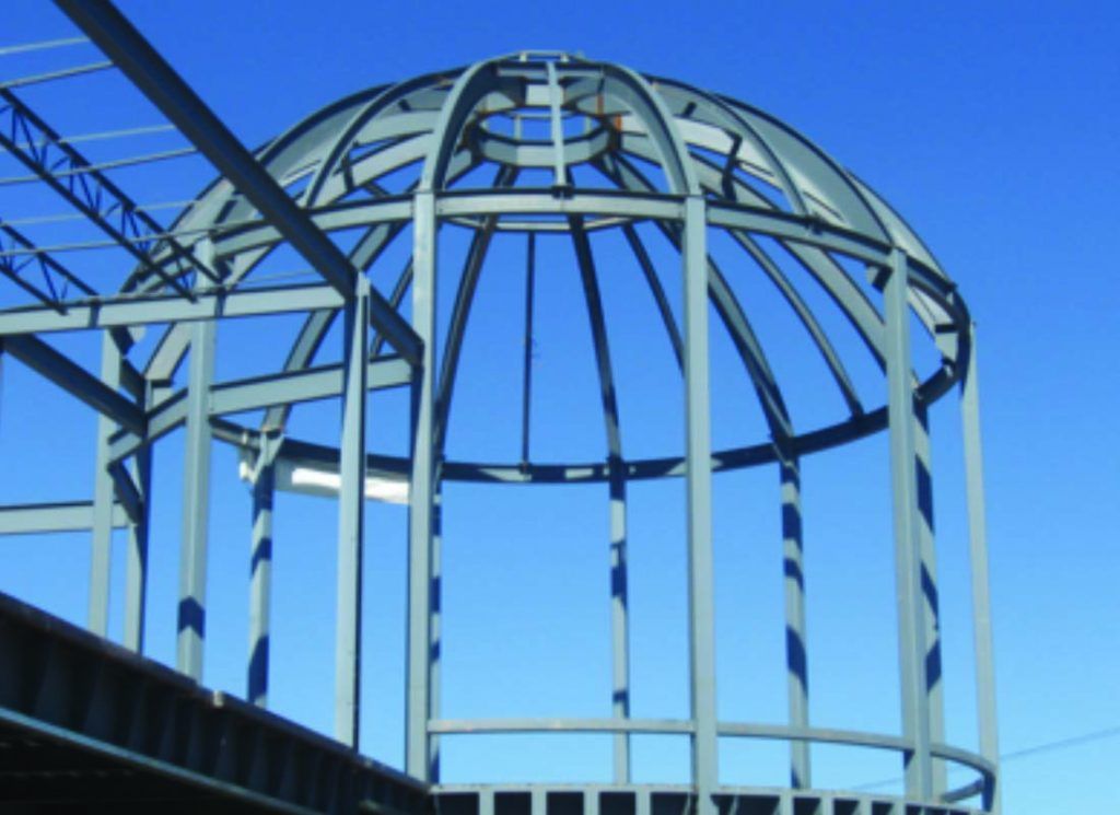 Steel Structure of a Public Library