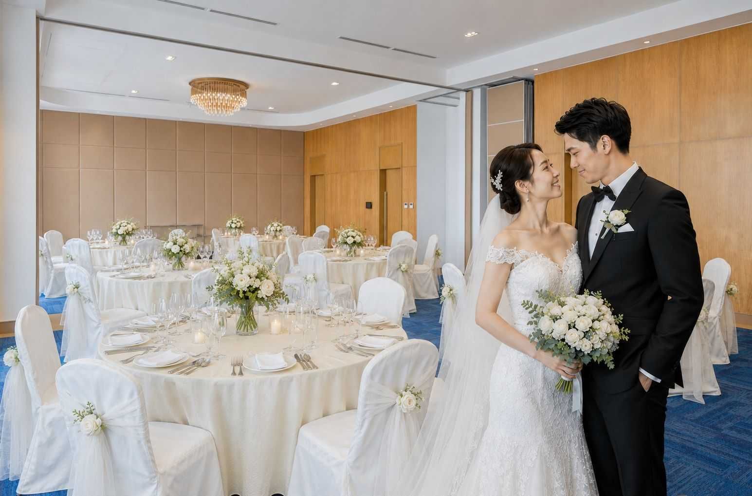 Wedding reception, located at Alino Hotel