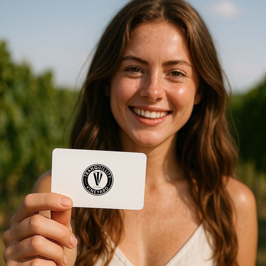 gift cards at tranquillity vineyard