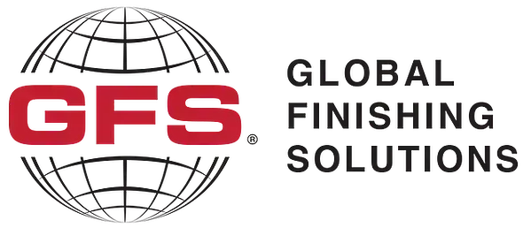 Le logo de Global Finishing Solutions comporte un globe.