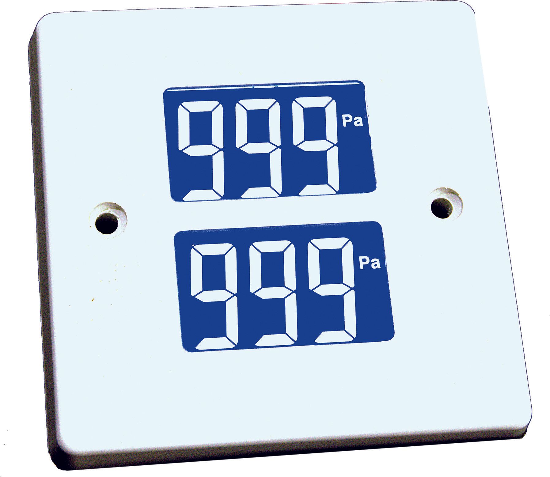 AX-LCD-2 DUAL LCD DISPLAY ON SINGLE GANG PLATE