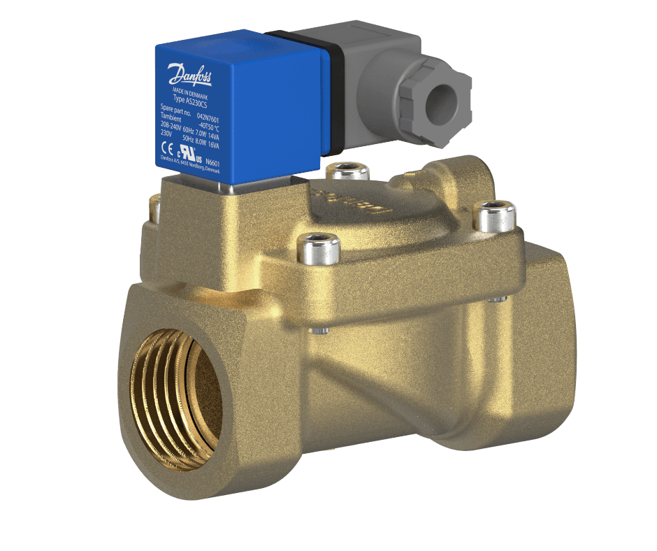 WRAS APPROVED SOLENOID VALVES - DANFOSS EV220W RANGE