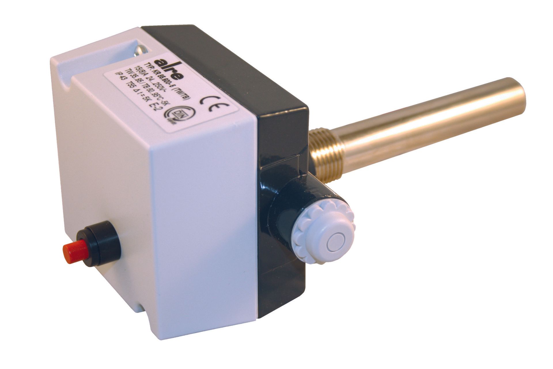 ALRE RANGE. 15AMP RATED SPDT. IP43 PROTECTION DUAL THERMOSTAT