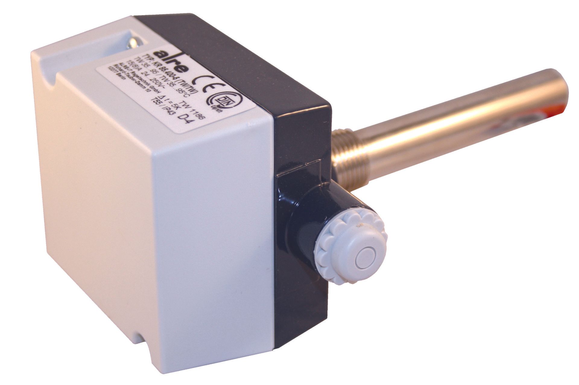 ALRE RANGE. 15AMP RATED SPDT. IP43 PROTECTION DUAL THERMOSTAT