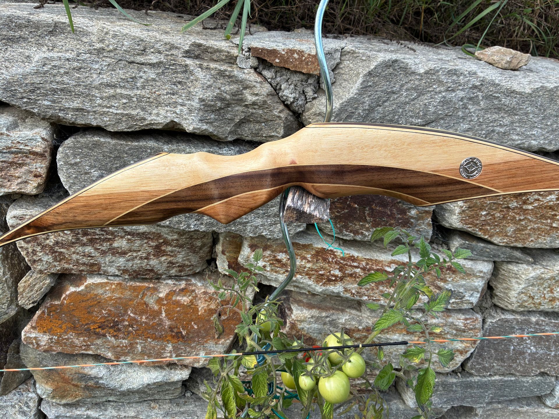 Griffstück Hawara, glänzend, Amaranth, Ebenholz