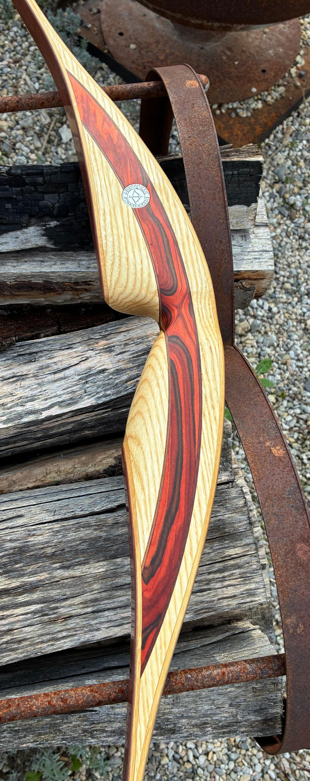 Griffstück Hawara, glänzend, Amaranth, Ebenholz