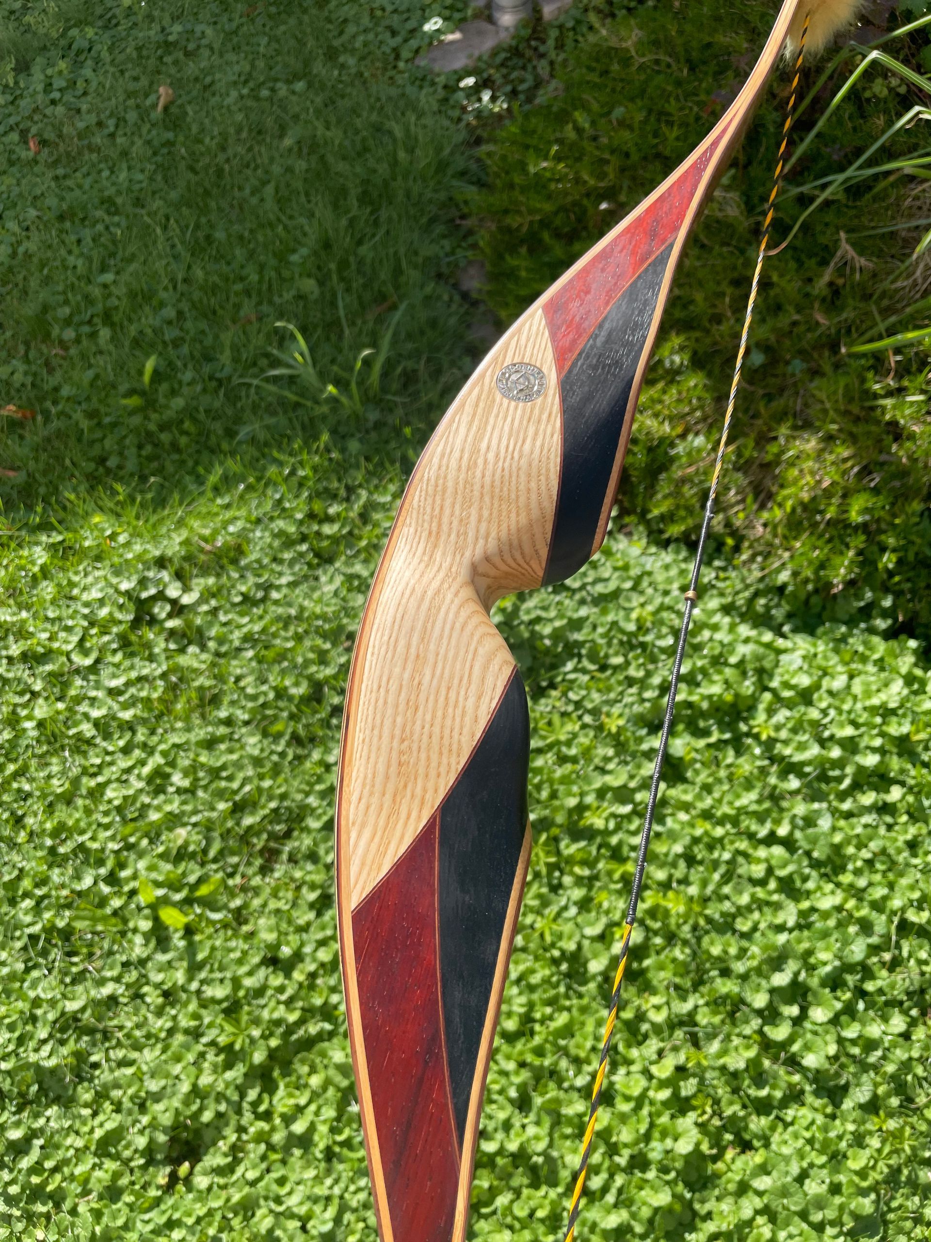 Bogen Esche, Ebenholz, Padouk