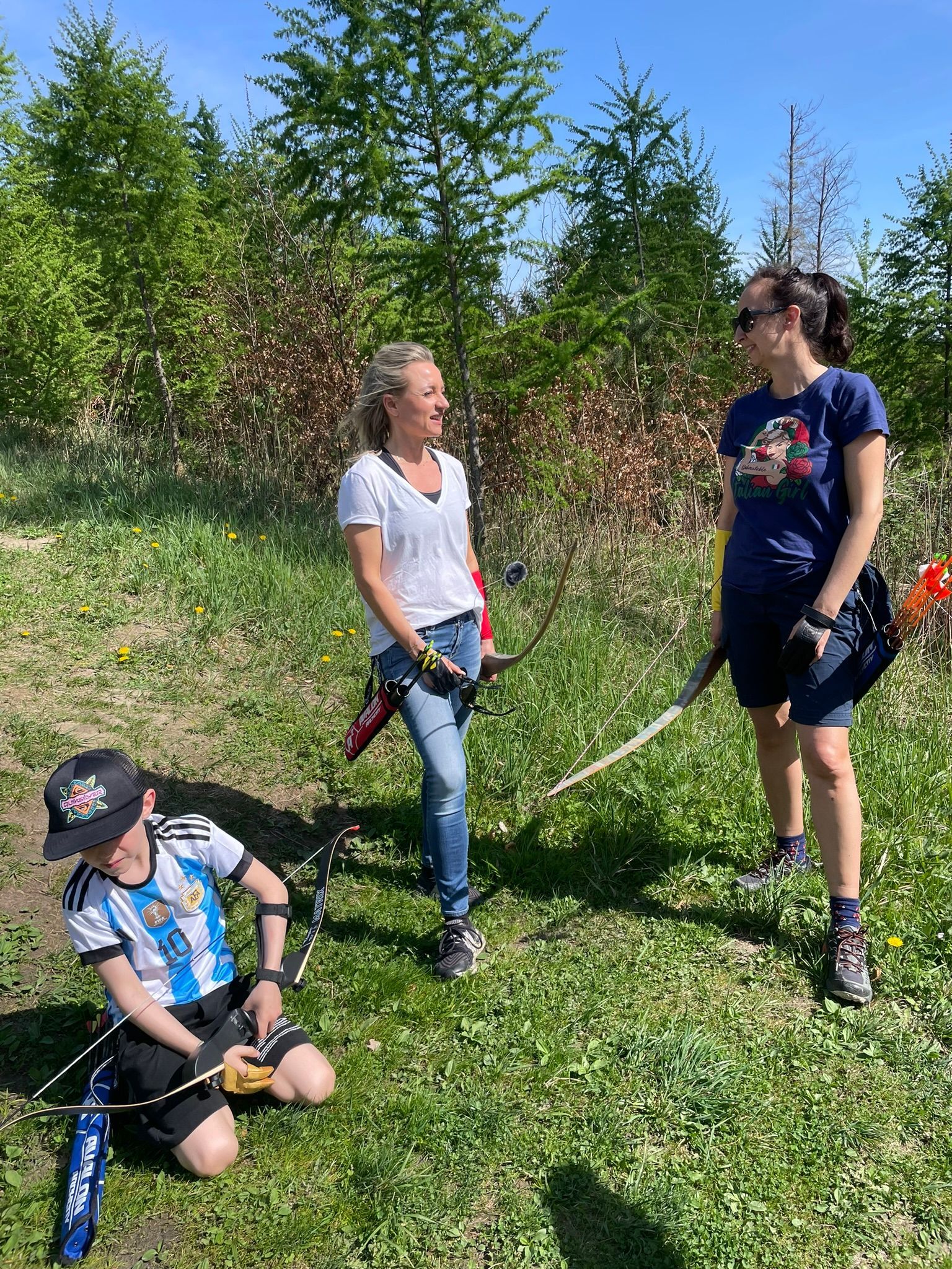 Bogenkurs mit Familie