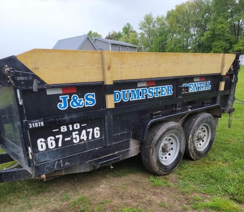 Gallery Lapeer, MI J & S Dumpster And Dump Trailer Rental