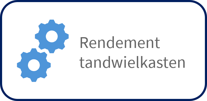 Rendement tandwielkasten