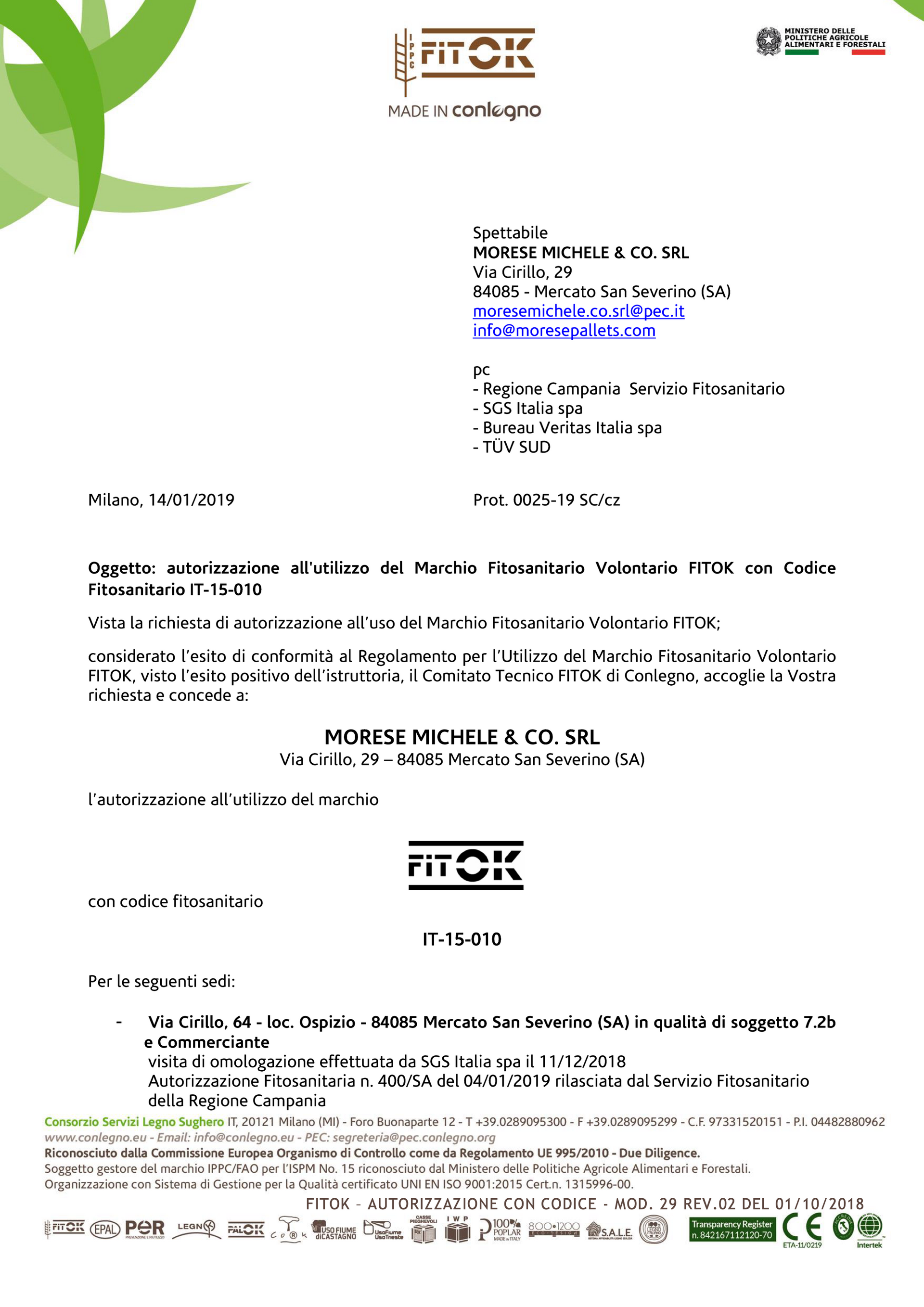 immagine certificato fitok