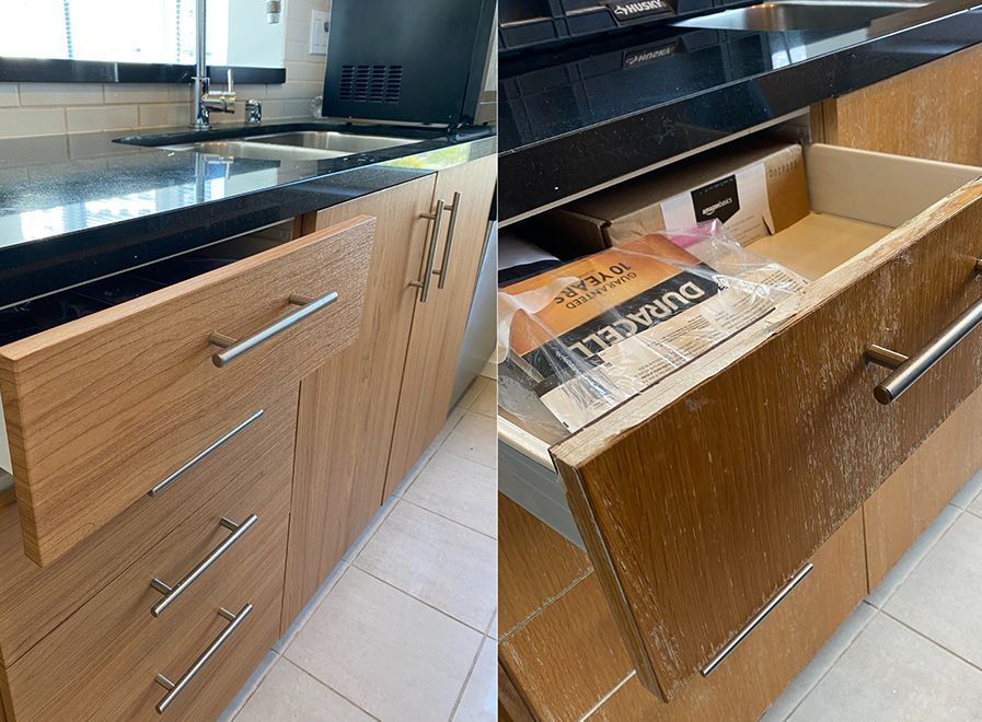 wooden kitchen cabinet