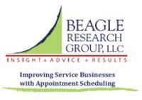 A logo for a company called beagle research group , llc.
