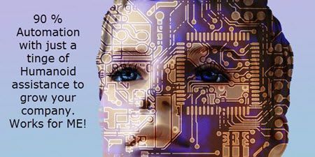 A picture of a person 's face with a circuit board on it.