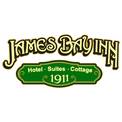 A logo for james bayinn hotel suites cottage 1911