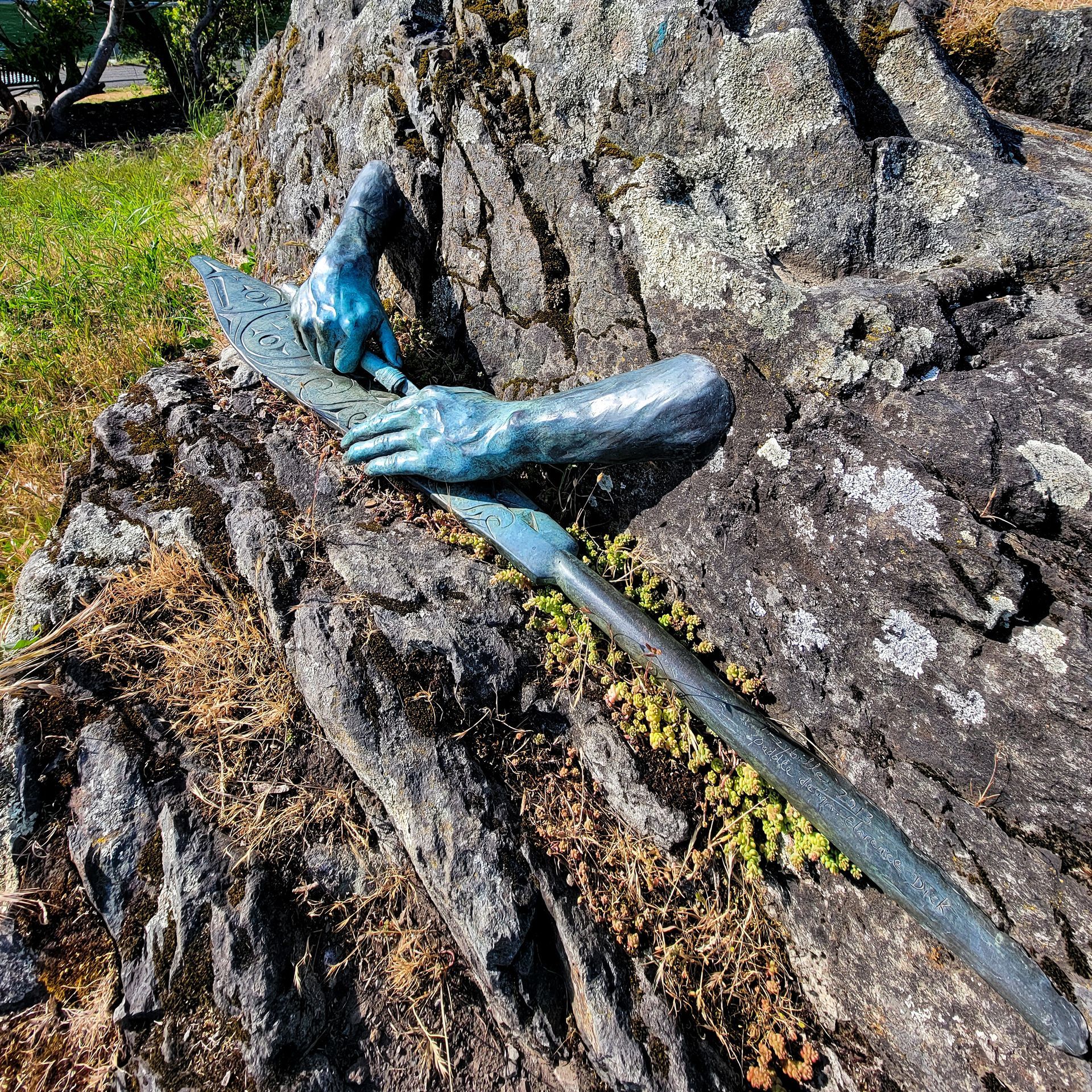 Hands of Time: Carving a canoe paddle