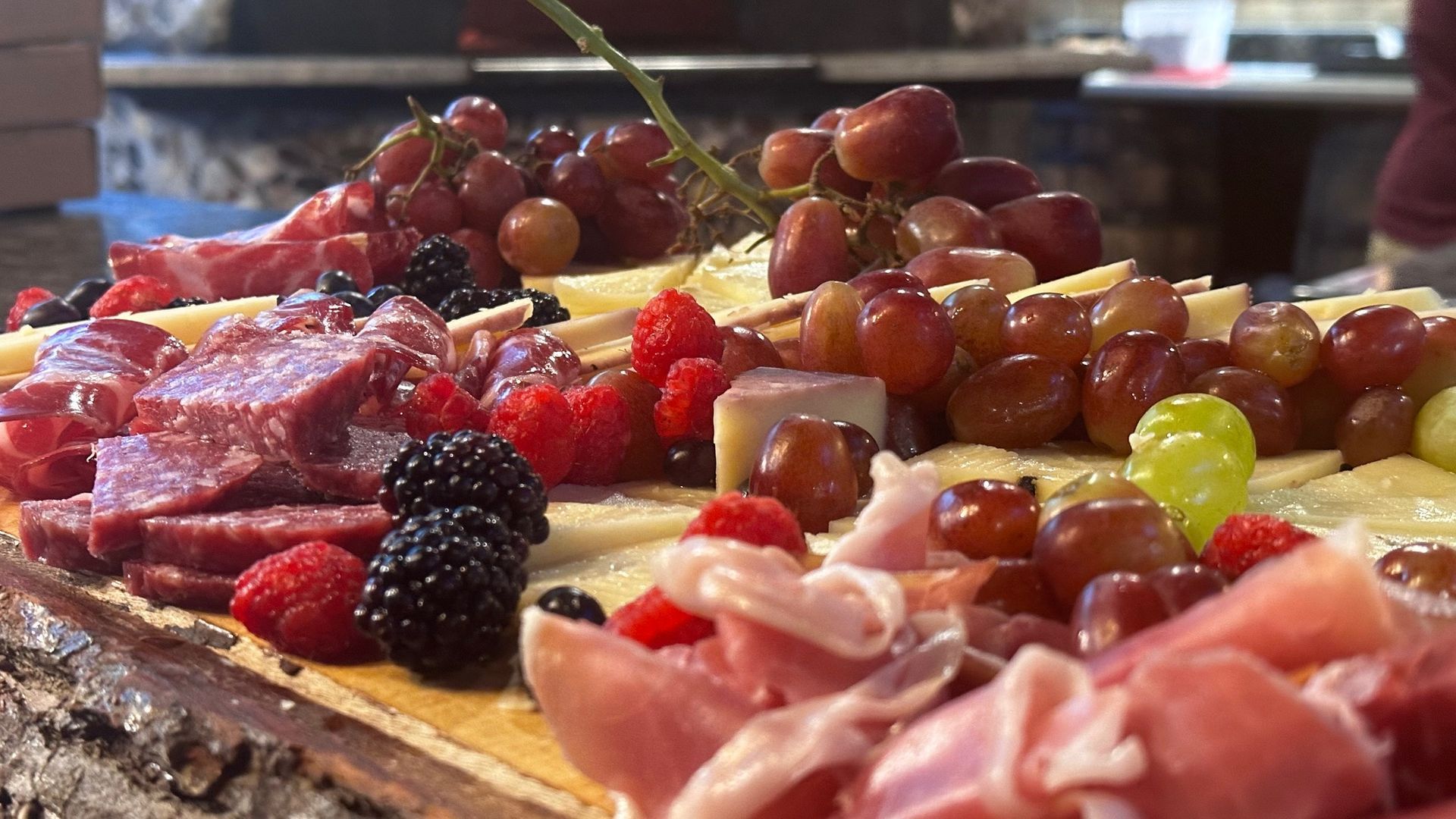 A meat and cheese board from Pocono Brewery Company