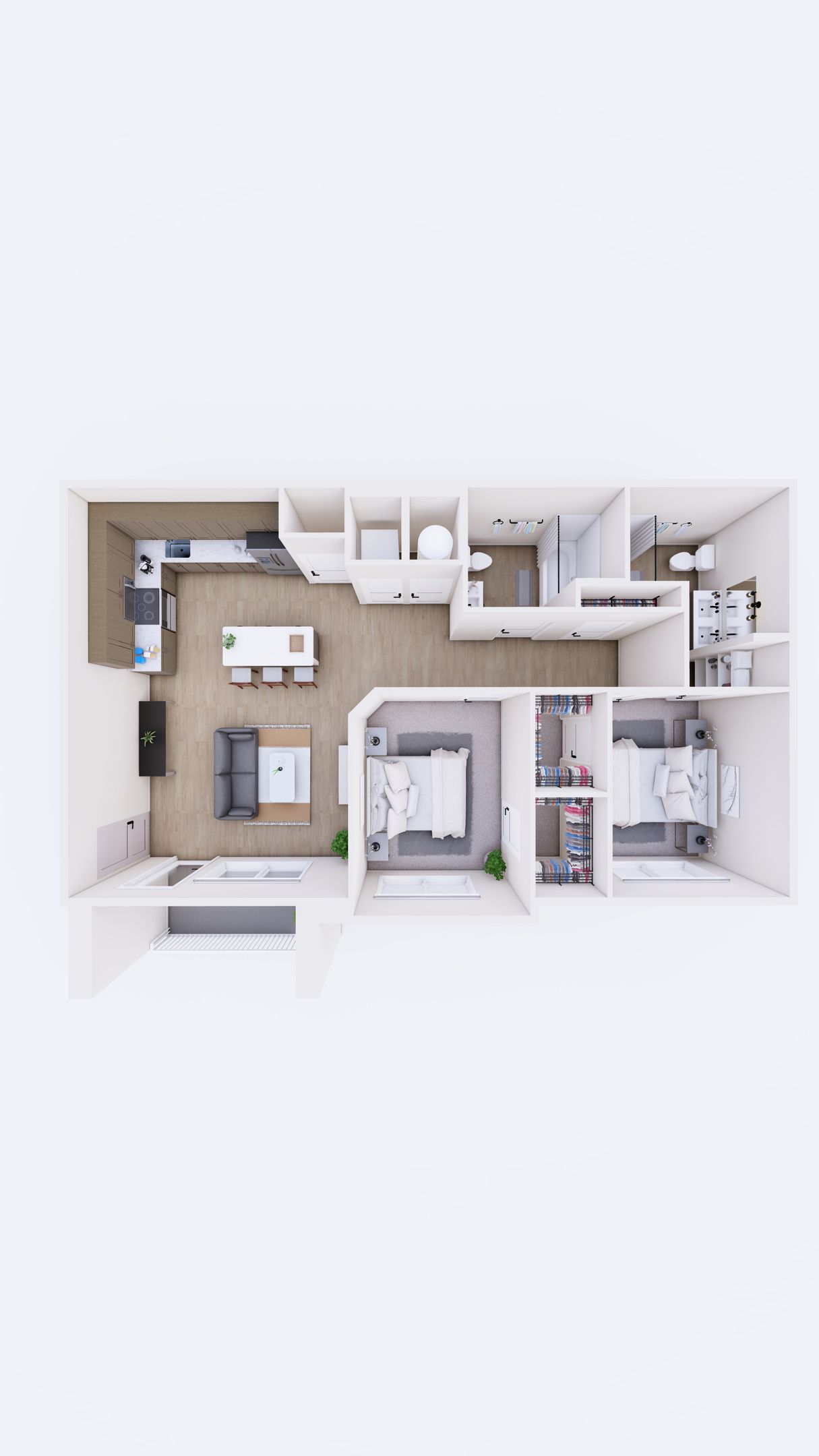 2 bed - model b