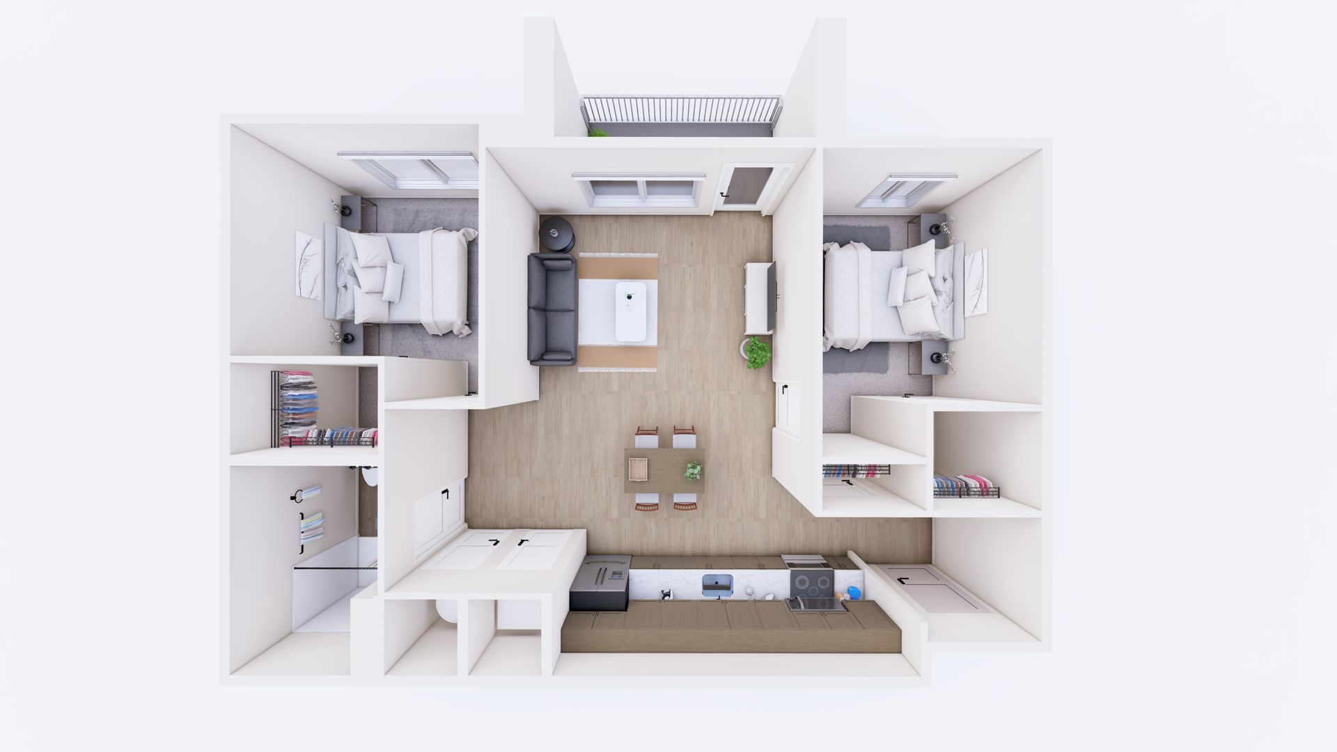 2 bed - model a