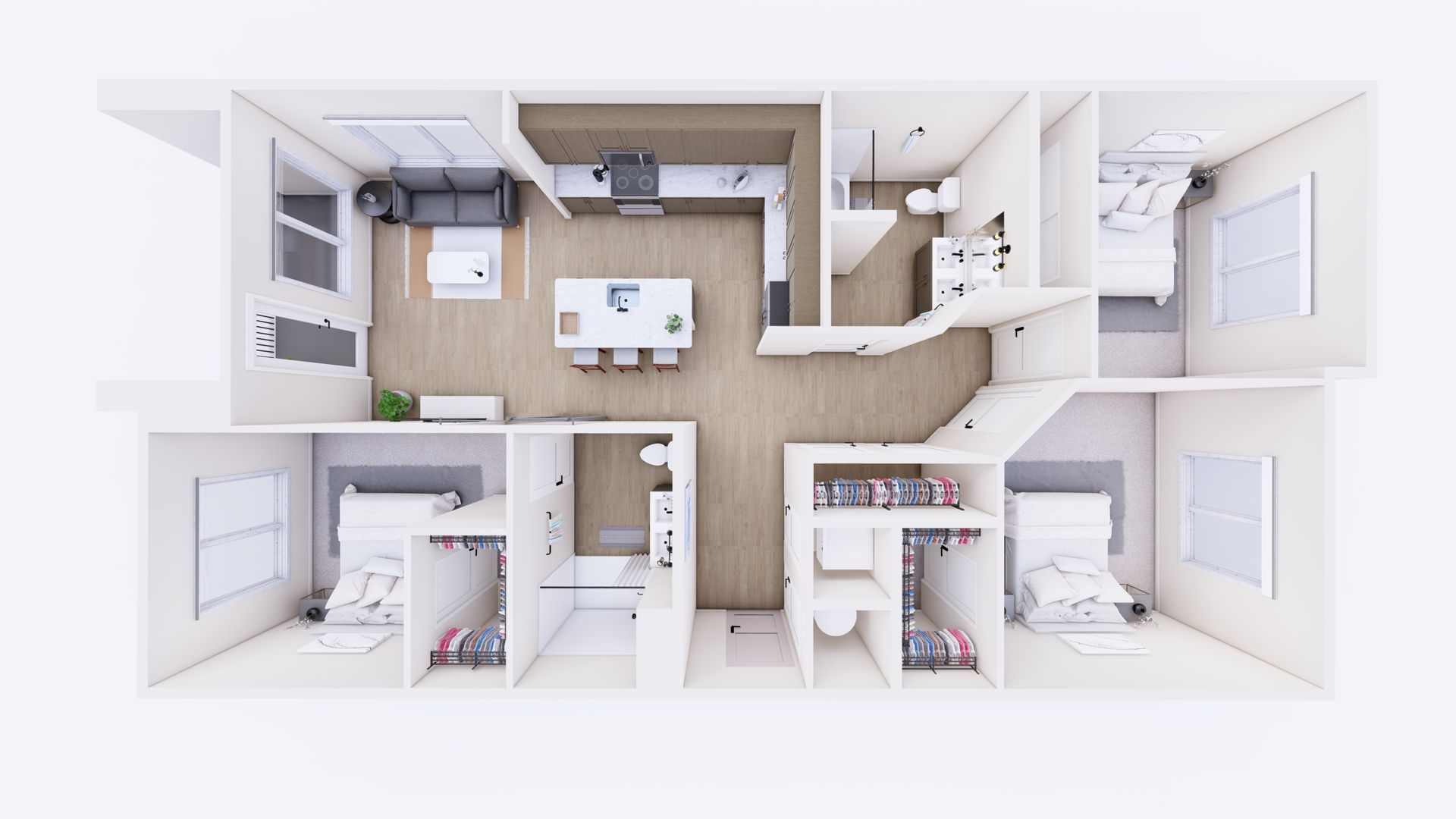 3 bed - model a