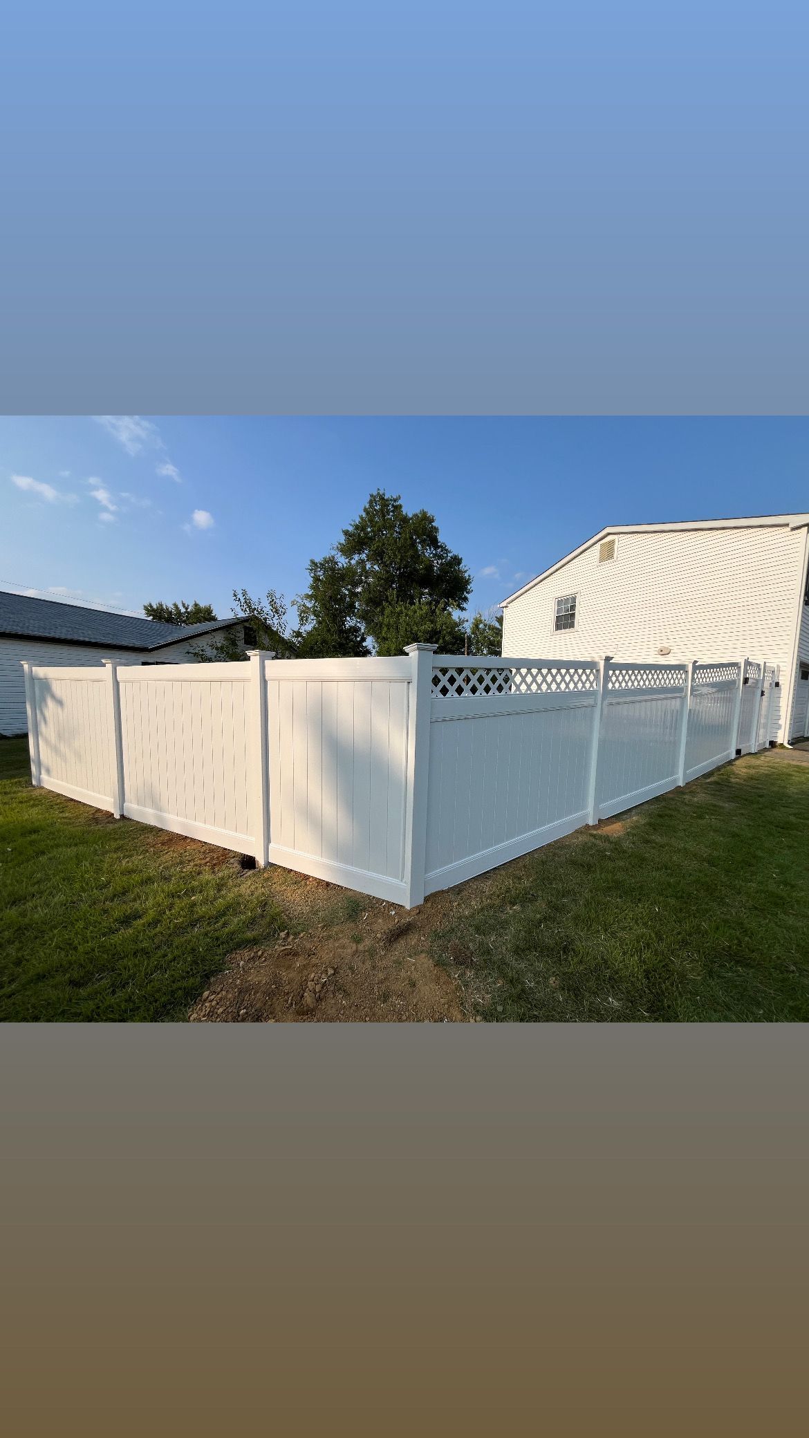 Finished exterior remodeling project by J&S Fencing in Burlington County NJ
