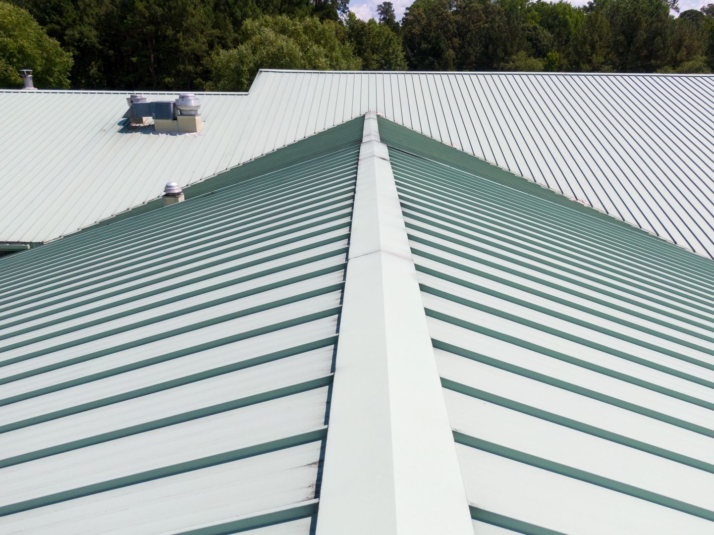 Metal Roof With Ridgeline — Darren Smith Roofing in Glendale, NSW