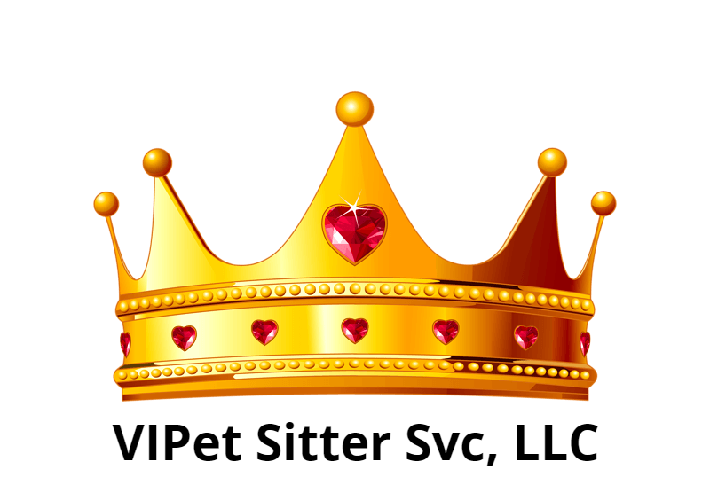 Gold crown logo with heart-shaped gems, 