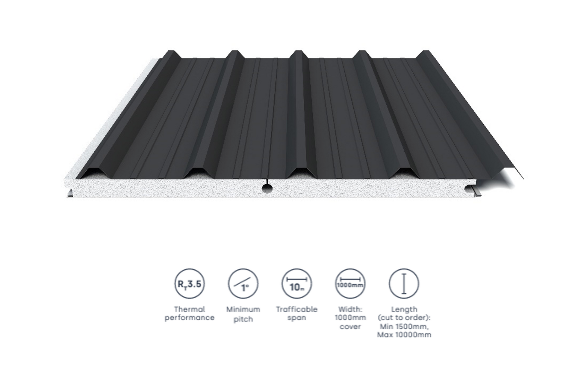 Factory-Manufactured Tempered Metal Roofing Sheets — Insulated Panels in Gosford, NSW