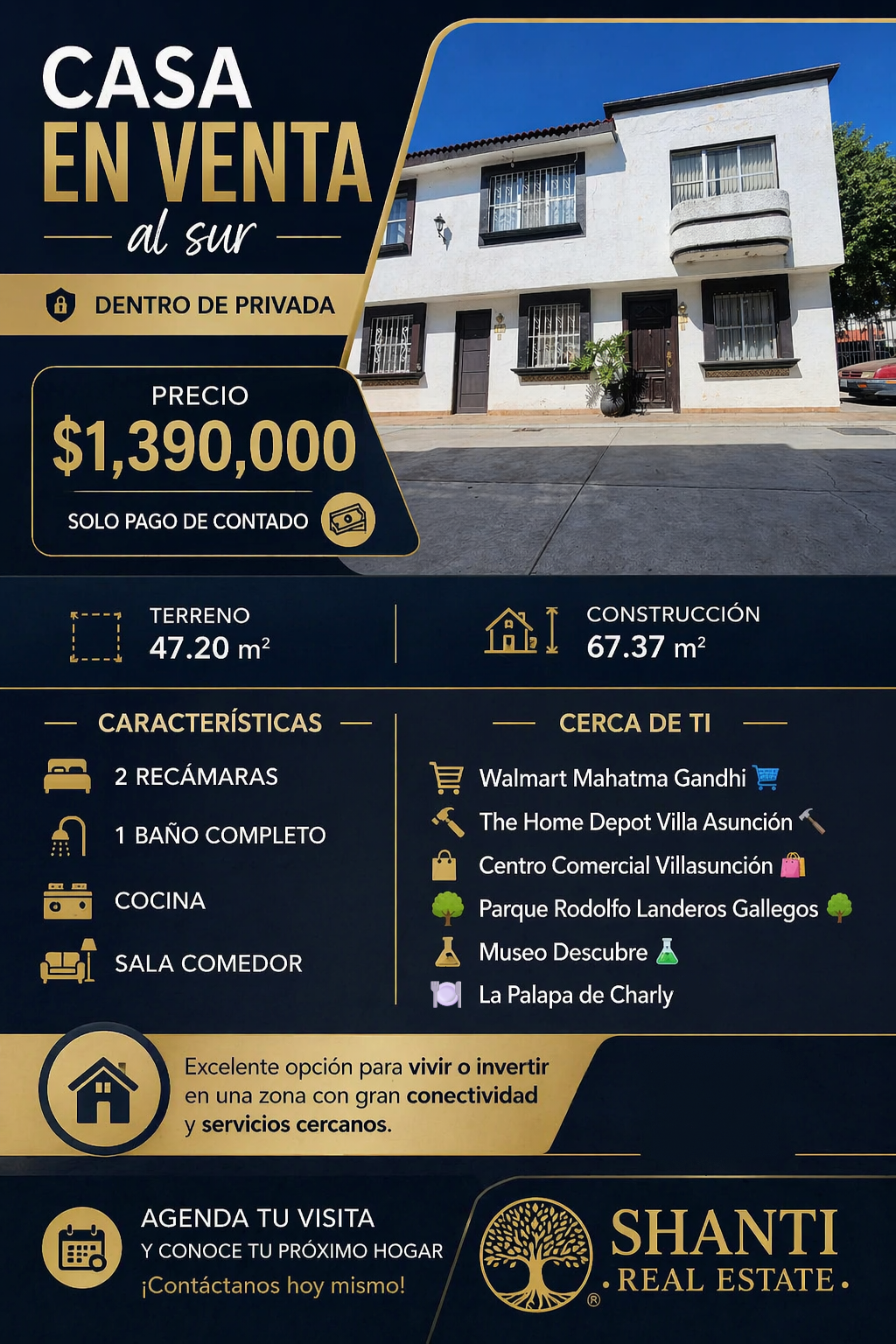 ?? ¡CASA EN PRIVADA, IDEAL PARA INVERSIÓN AL SUR! ??