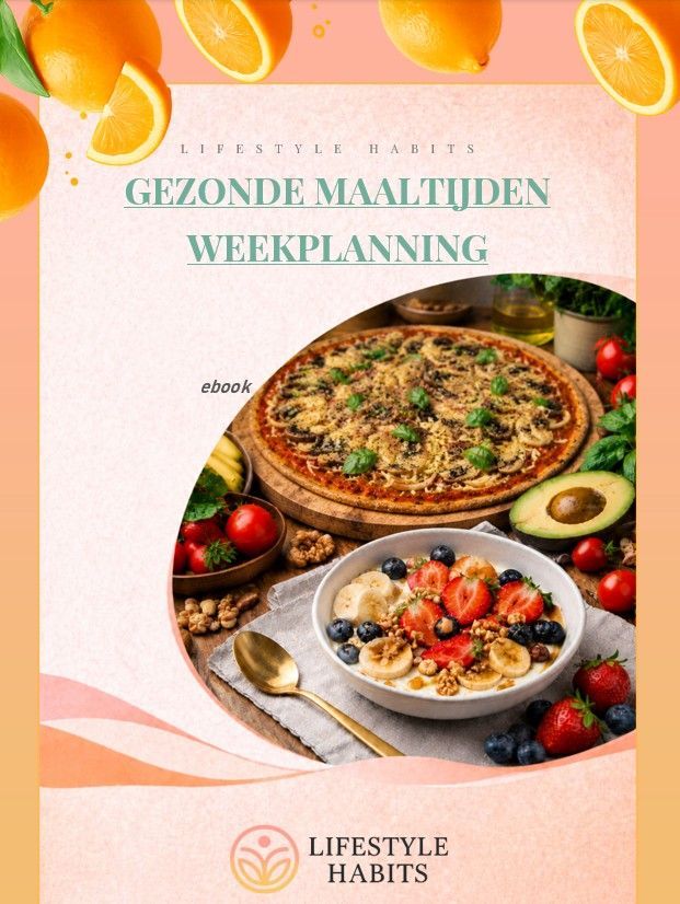 Gezonde Maaltijden Weekplanning. Ebook cover. Lifestyle Habits