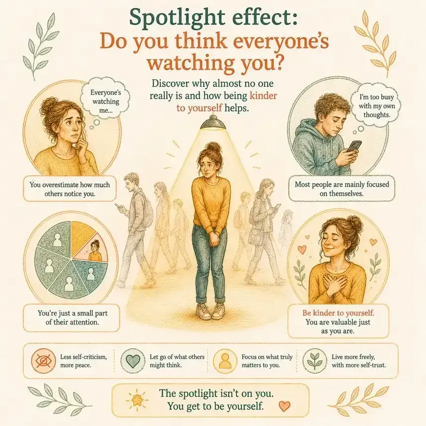 Spotlight effect: do you think everyone is watching you? Discover why almost no one really does.