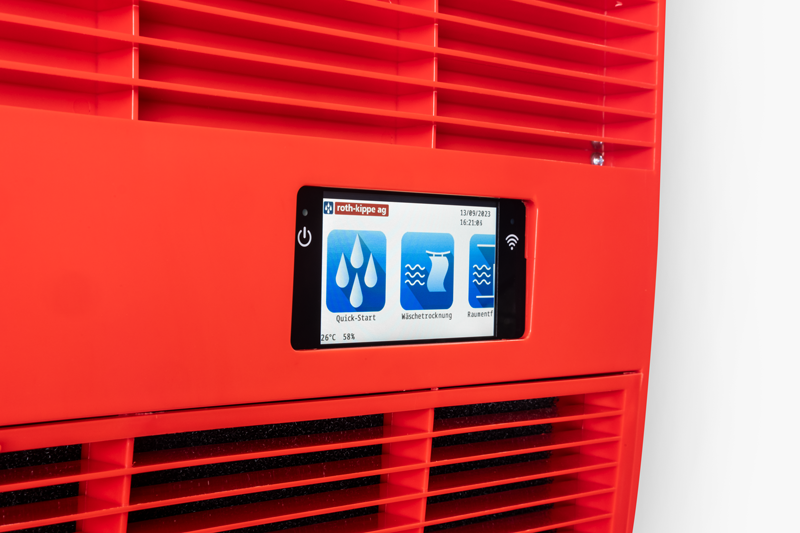 Nahaufnahme Touchscreen BORA