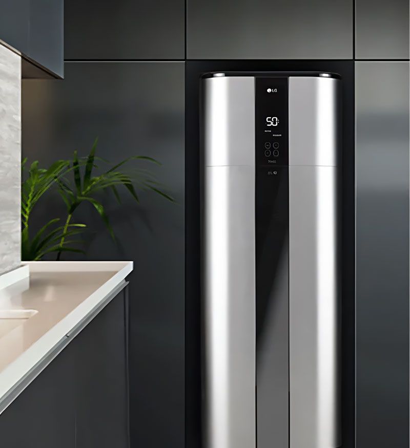 LG Wärmepumpen Boiler im Einsatz