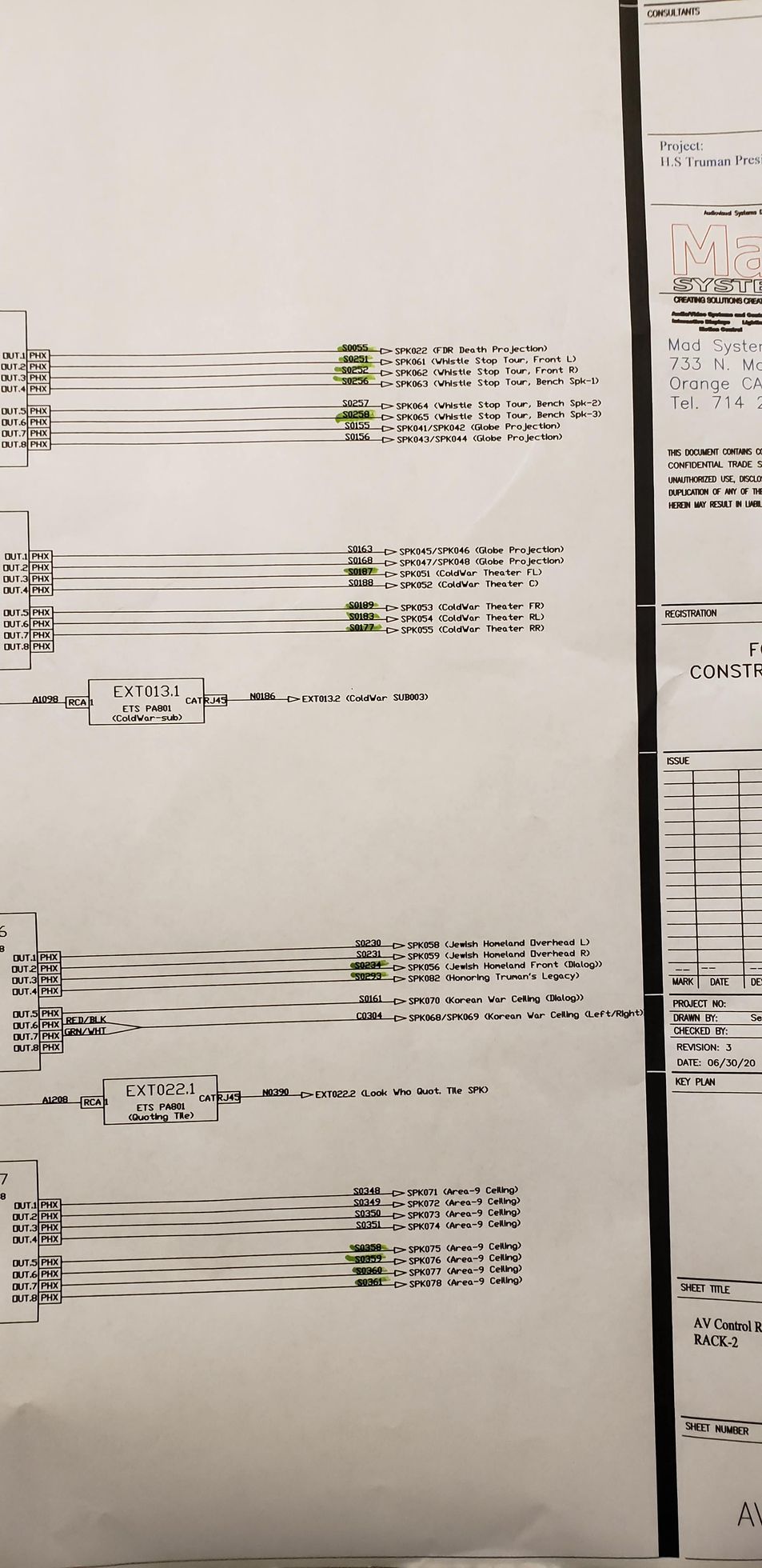 A close up of a piece of paper with a lot of lines on it