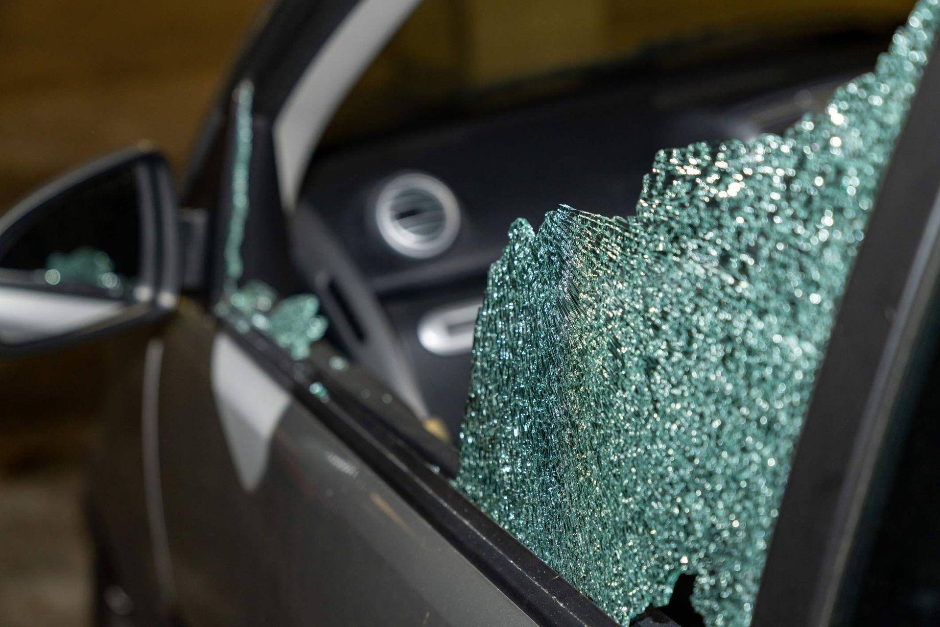 A Car with A Broken Window Glass | Perth, WA | Perth Windscreens and Autoglass
