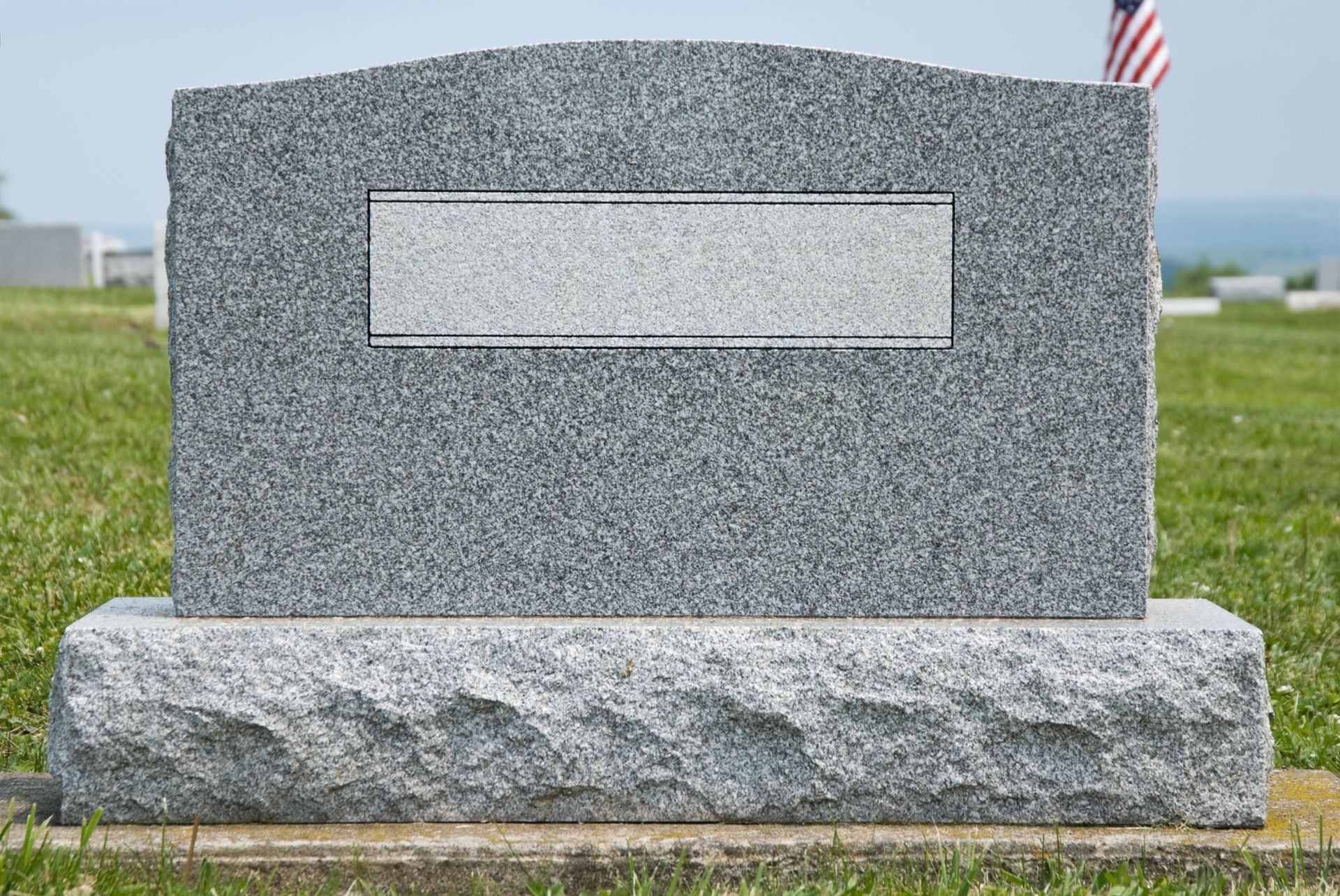 Blank Upright Headstone - Conway, AR - McGee Monument Co. Inc