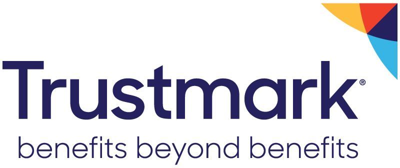 The logo for trustmark benefits beyond benefits.