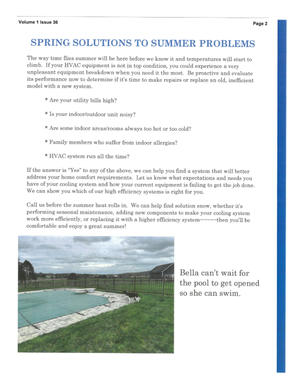 Spring Solutions — Outdoor Air Conditioner in Emigsville, PA