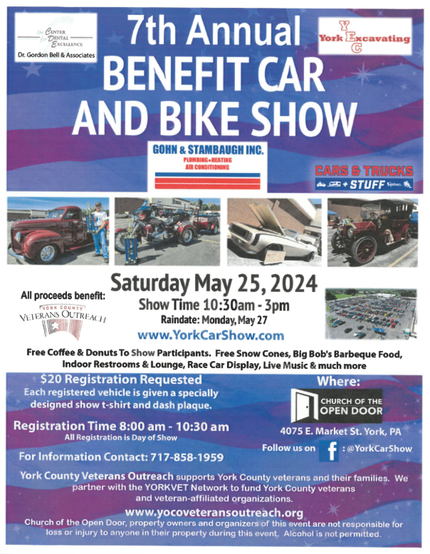 7th Annual Benefit Car — Outdoor Air Conditioner in Emigsville, PA
