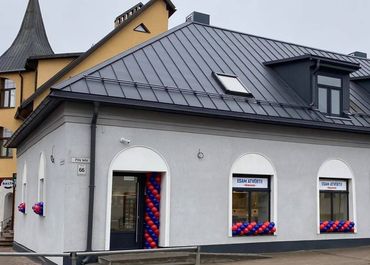 Reconstruction of a store building into a café with an additional function, Pils Street 66, Alūksne. (2024)