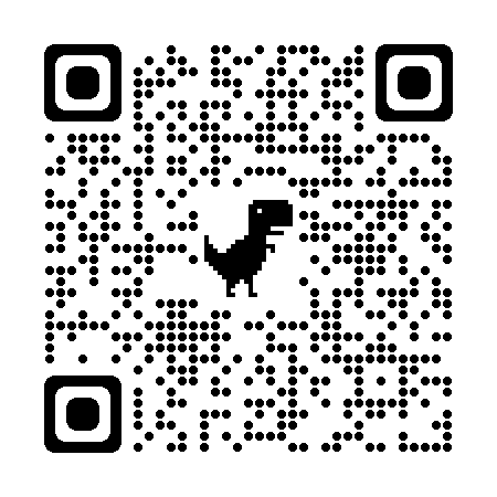 Black-and-white QR code