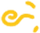 Yellow abstract swirl