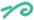 Green abstract swirl