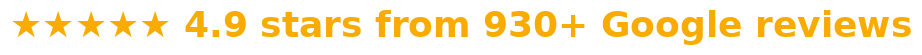 Five golden stars in a row, indicating a high rating or review.