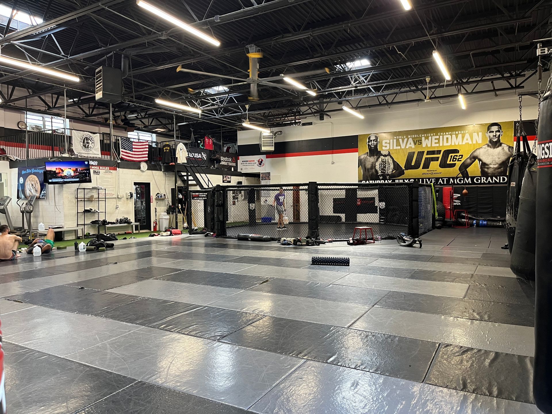 Students training Mixed Martial Arts at Ray Longo's Mixed Martial Arts in Garden City, NY